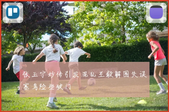 张玉宁妙传引发混乱王毅解围失误塞鸟险些破门